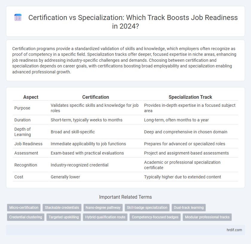 Certification vs Specialization: Which Track Boosts Job Readiness in 2024?