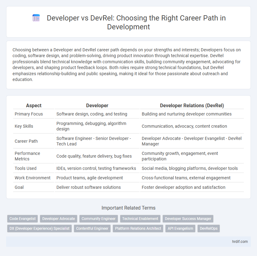 Developer vs DevRel: Choosing the Right Career Path in Development