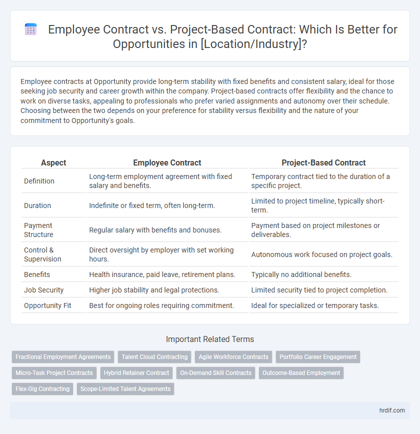 Employee Contract vs. Project-Based Contract: Which Is Better for Opportunities in [Location/Industry]?