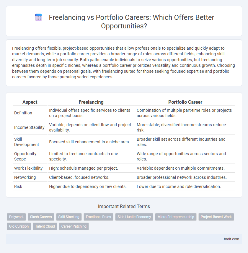 Freelancing vs Portfolio Careers: Which Offers Better Opportunities?