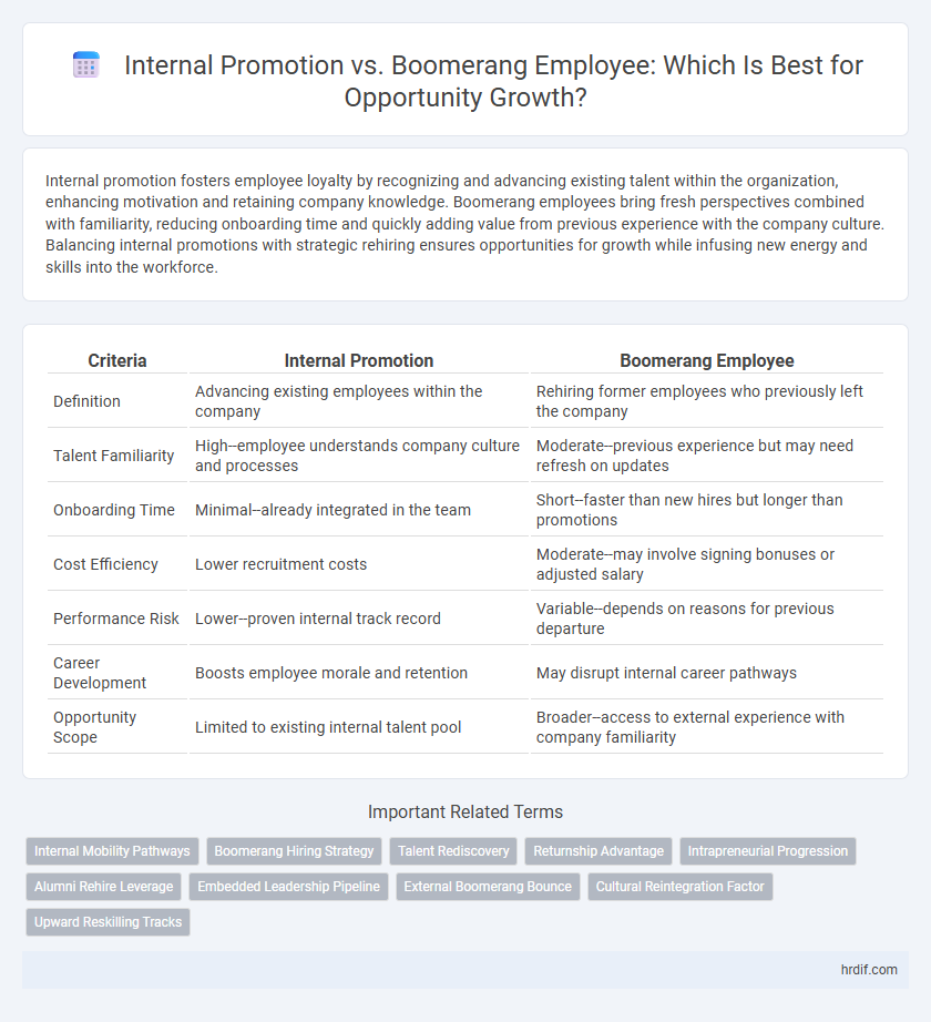 Internal Promotion vs. Boomerang Employee: Which Is Best for Opportunity Growth?
