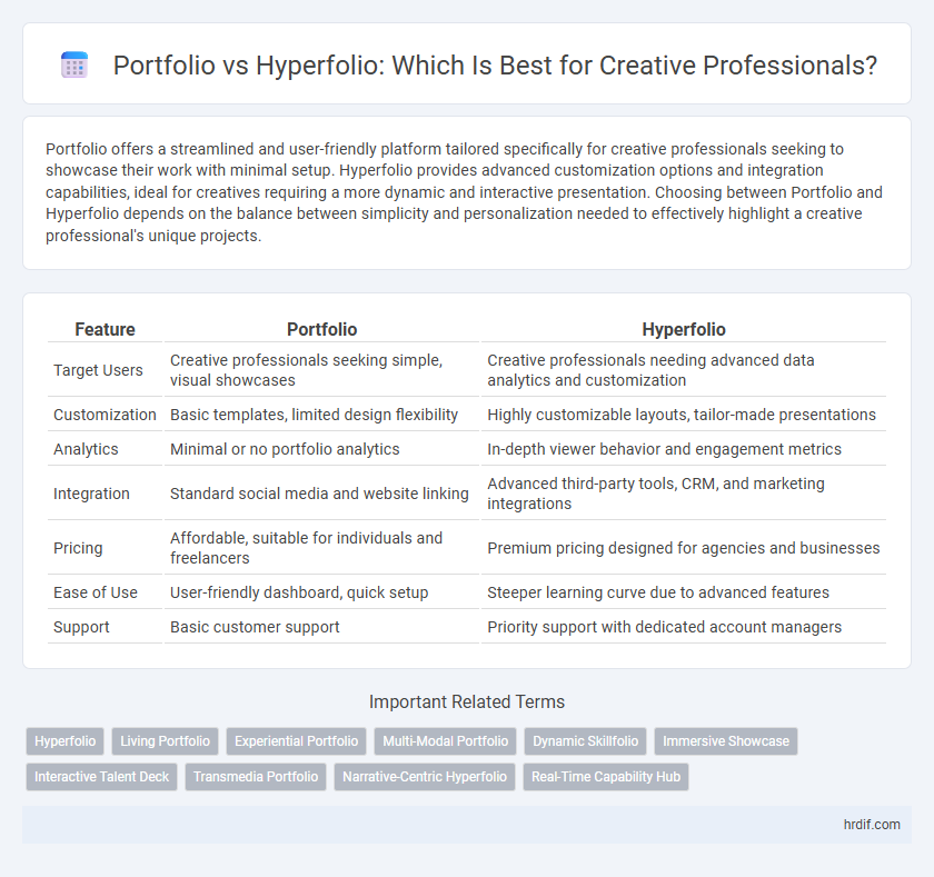 Portfolio vs Hyperfolio: Which Is Best for Creative Professionals?