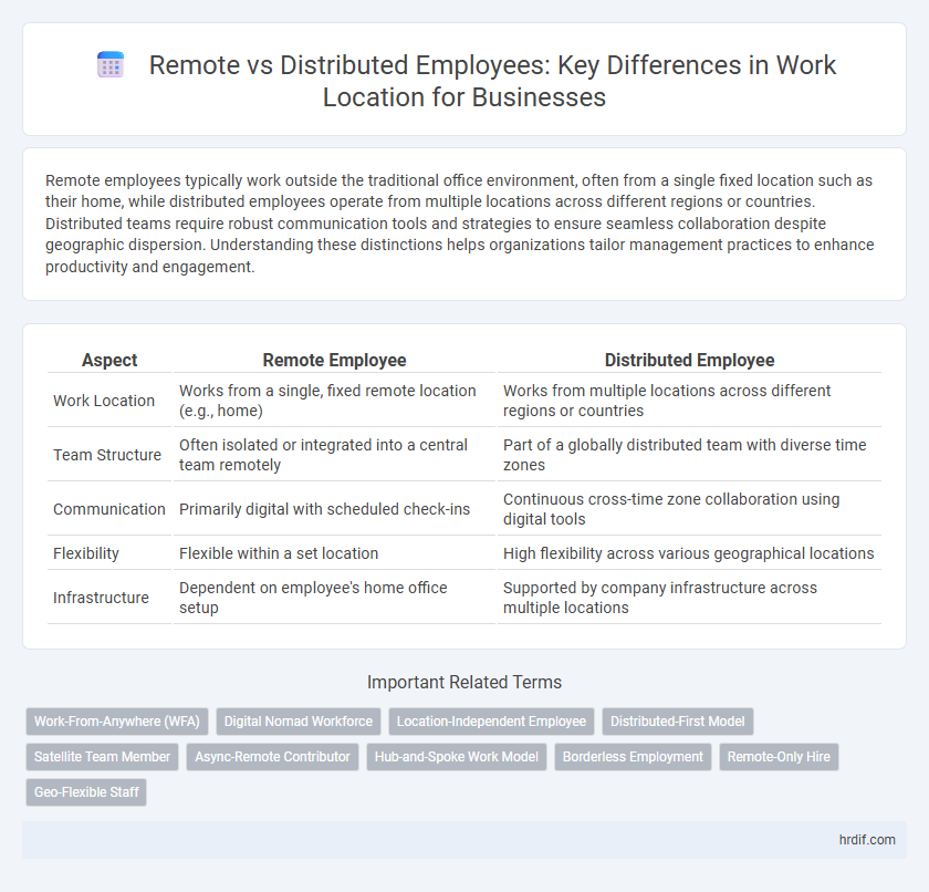 Remote vs Distributed Employees: Key Differences in Work Location for Businesses