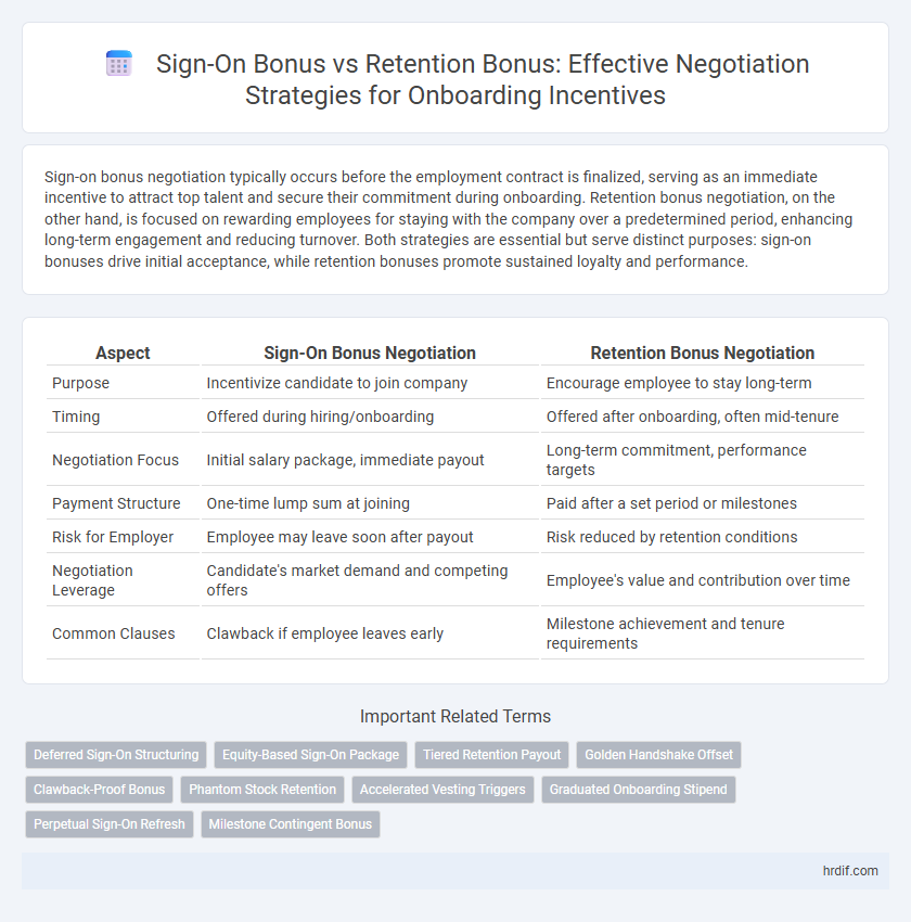 Sign-On Bonus vs Retention Bonus: Effective Negotiation Strategies for Onboarding Incentives