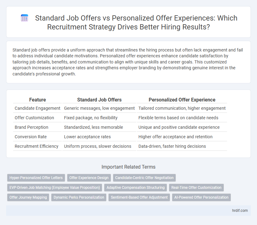 Standard Job Offers vs Personalized Offer Experiences: Which Recruitment Strategy Drives Better Hiring Results?