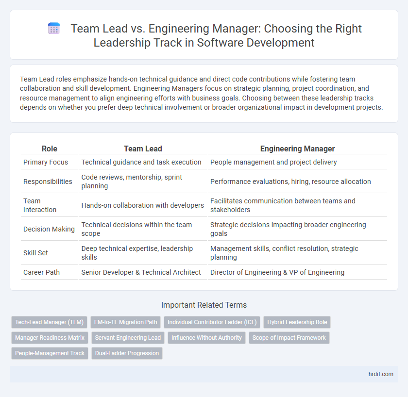 Team Lead vs. Engineering Manager: Choosing the Right Leadership Track in Software Development