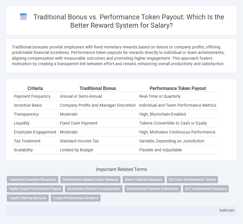 Traditional Bonus vs. Performance Token Payout: Which Is the Better Reward System for Salary?
