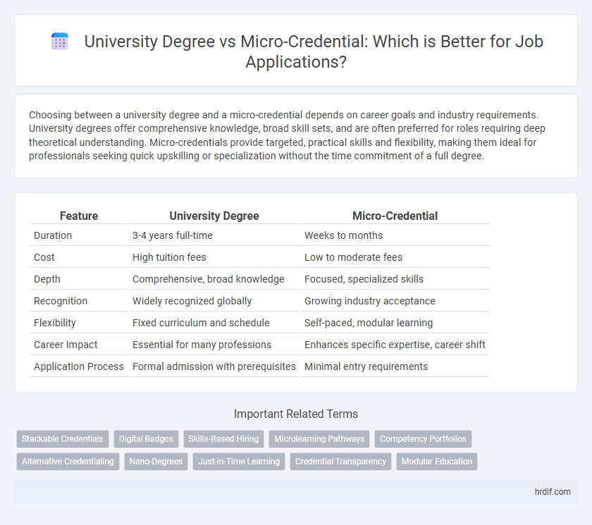University Degree vs Micro-Credential: Which is Better for Job Applications?