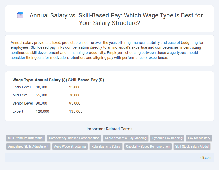 Annual Salary vs. Skill-Based Pay: Which Wage Type is Best for Your Salary Structure?