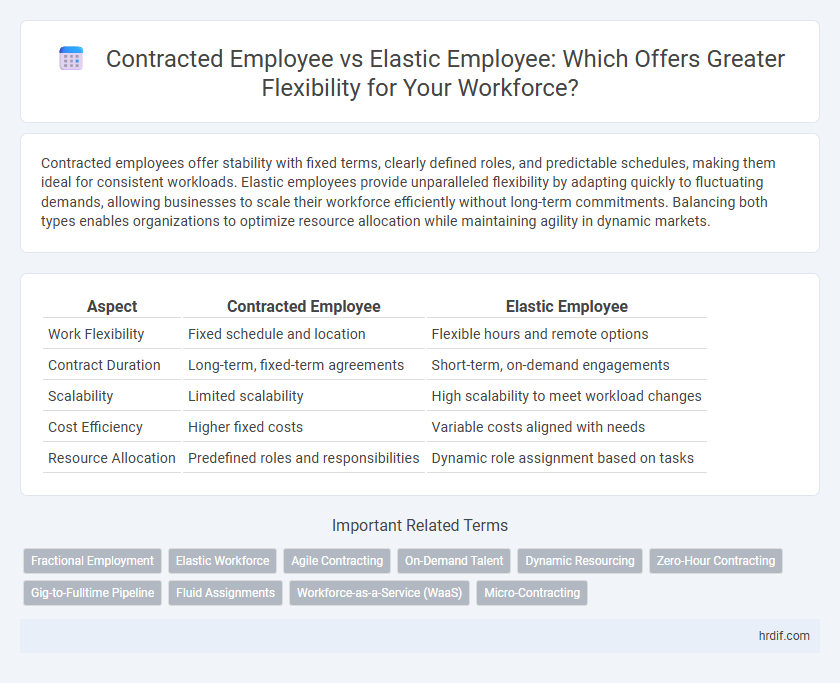 Contracted Employee vs Elastic Employee: Which Offers Greater Flexibility for Your Workforce?