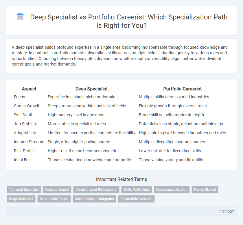 Deep Specialist vs Portfolio Careerist: Which Specialization Path Is Right for You?