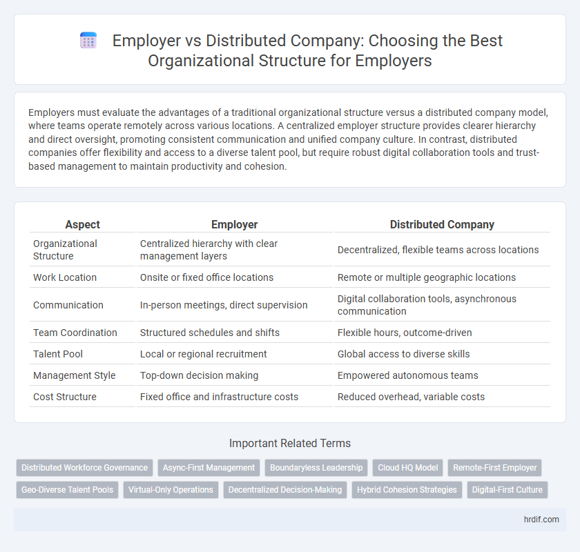 Employer vs Distributed Company: Choosing the Best Organizational Structure for Employers