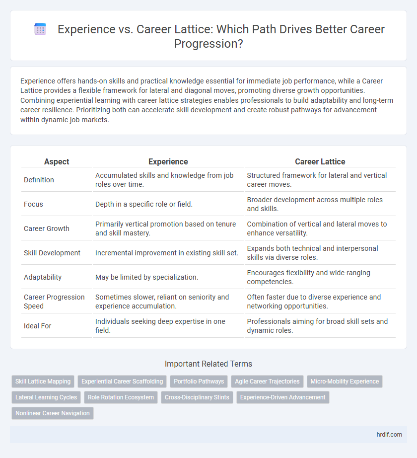 Experience vs. Career Lattice: Which Path Drives Better Career Progression?