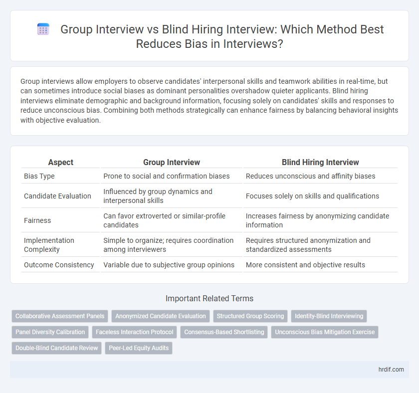 Group Interview vs Blind Hiring Interview: Which Method Best Reduces Bias in Interviews?