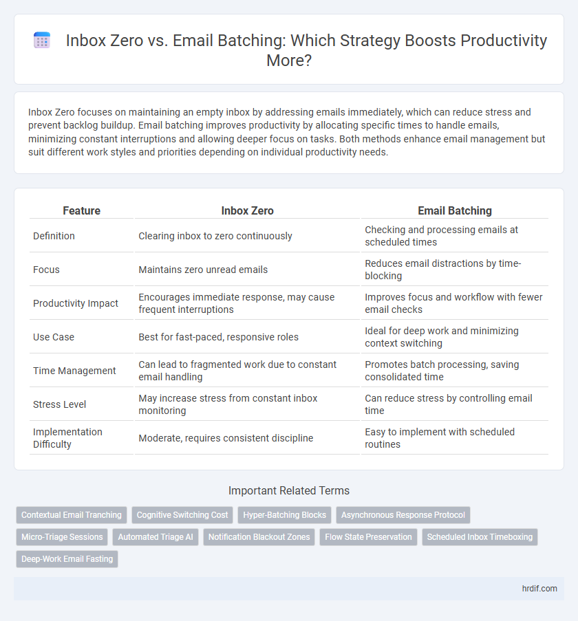 Inbox Zero vs. Email Batching: Which Strategy Boosts Productivity More?