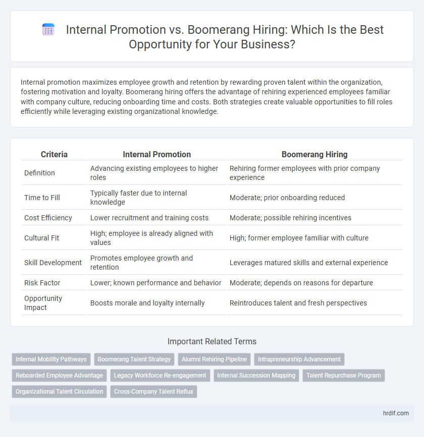 Internal Promotion vs. Boomerang Hiring: Which Is the Best Opportunity for Your Business?