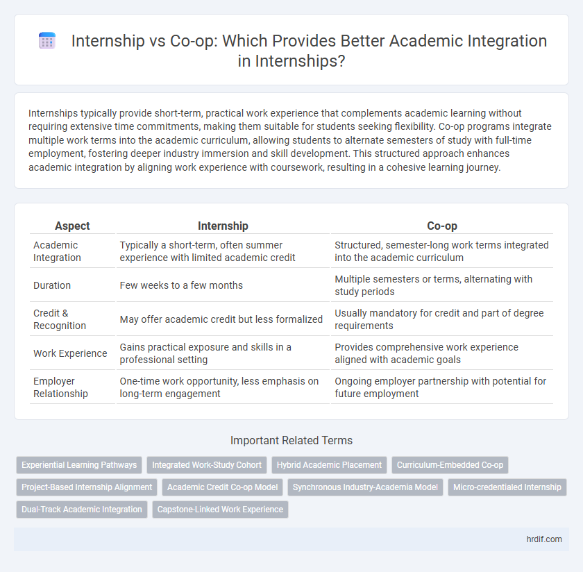 Internship vs Co-op: Which Provides Better Academic Integration in Internships?