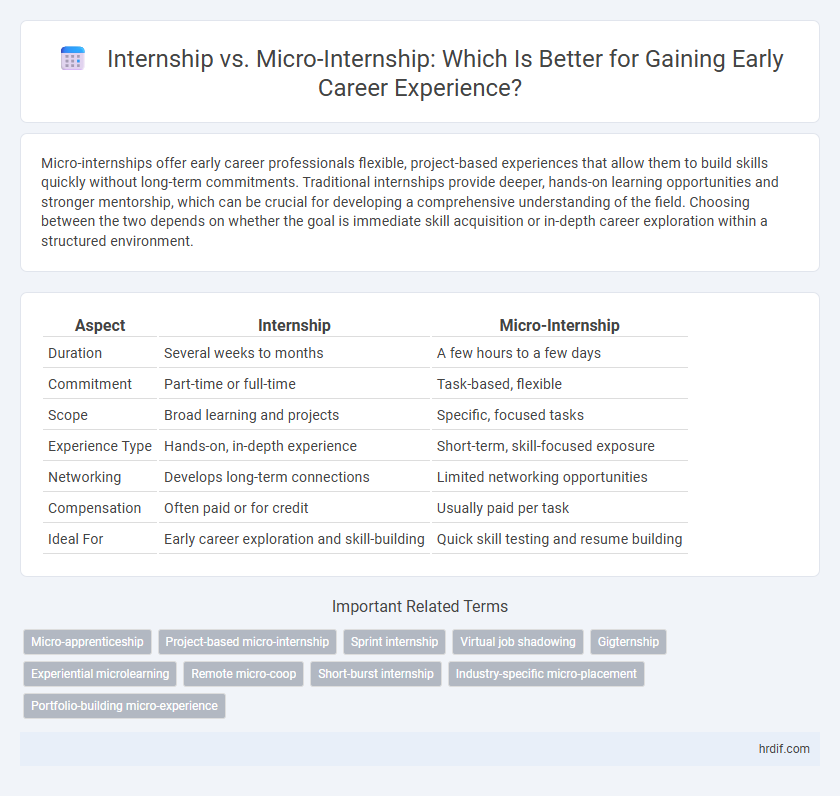 Internship vs. Micro-Internship: Which Is Better for Gaining Early Career Experience?