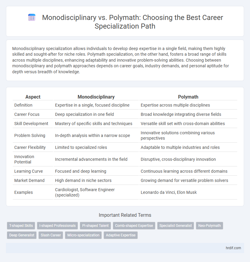 Monodisciplinary vs. Polymath: Choosing the Best Career Specialization Path