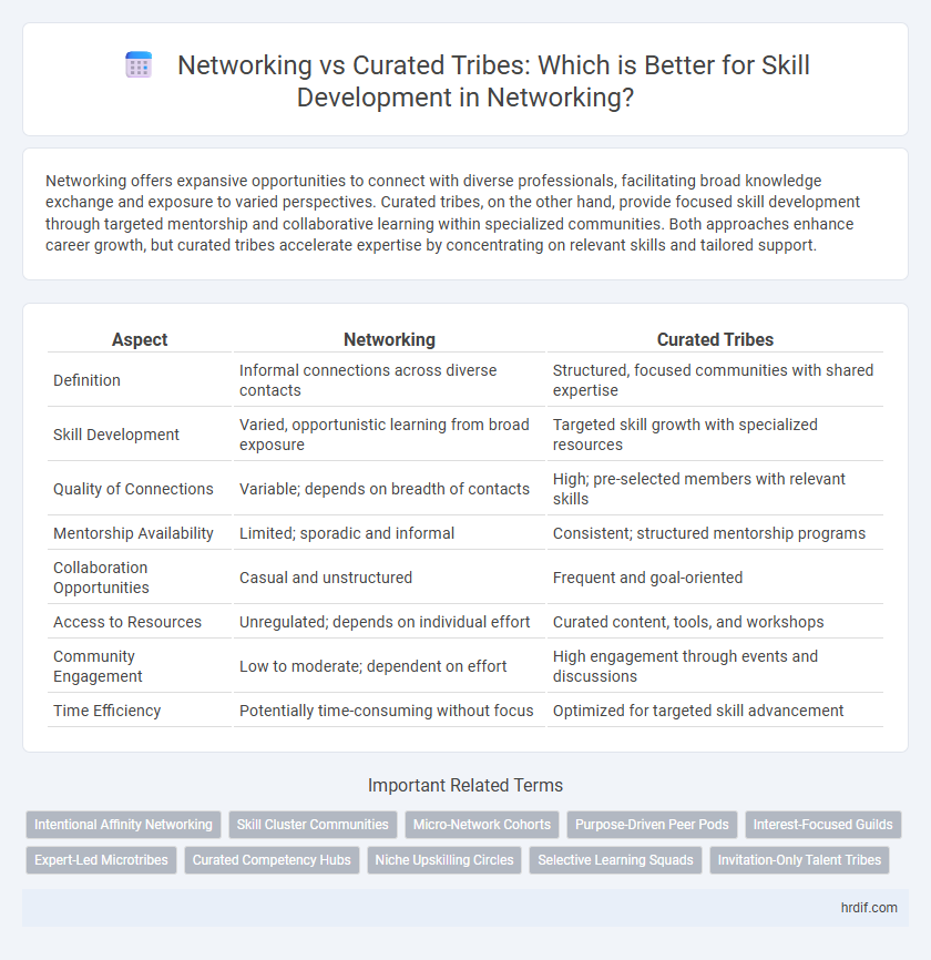 Networking vs Curated Tribes: Which is Better for Skill Development in Networking?