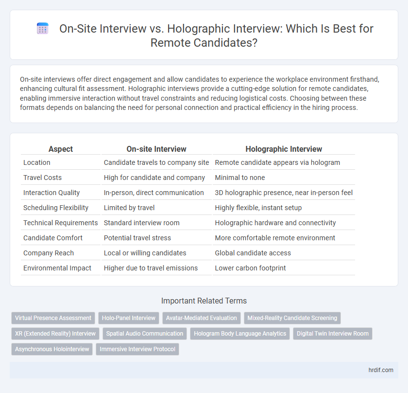On-Site Interview vs. Holographic Interview: Which Is Best for Remote Candidates?