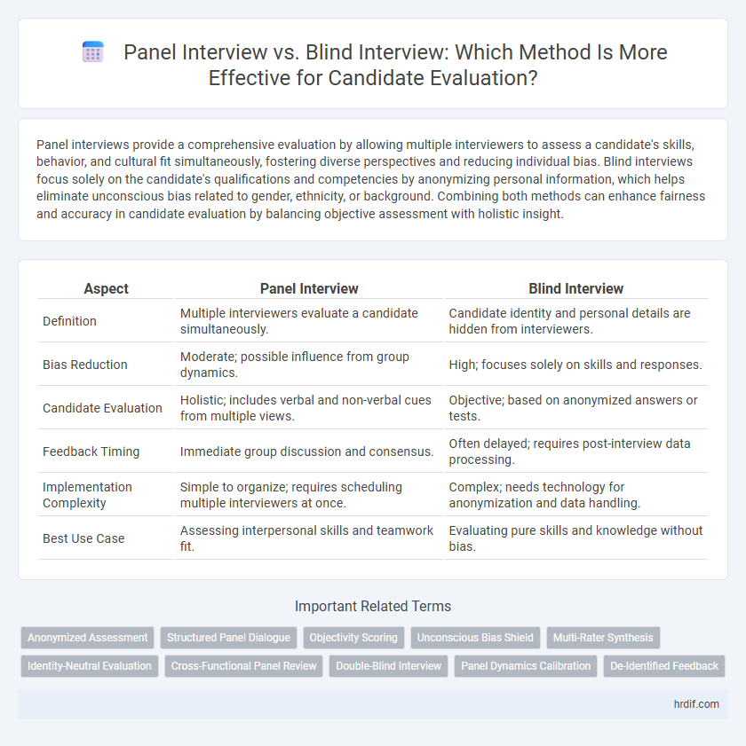 Panel Interview vs. Blind Interview: Which Method Is More Effective for Candidate Evaluation?