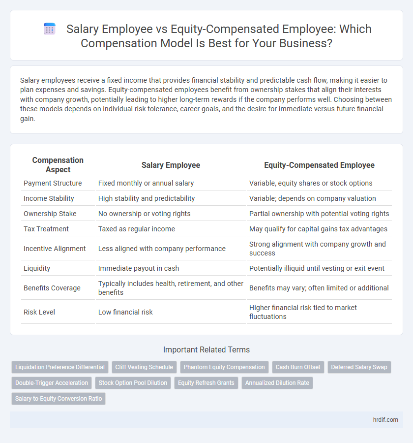 Salary Employee vs Equity-Compensated Employee: Which Compensation Model Is Best for Your Business?