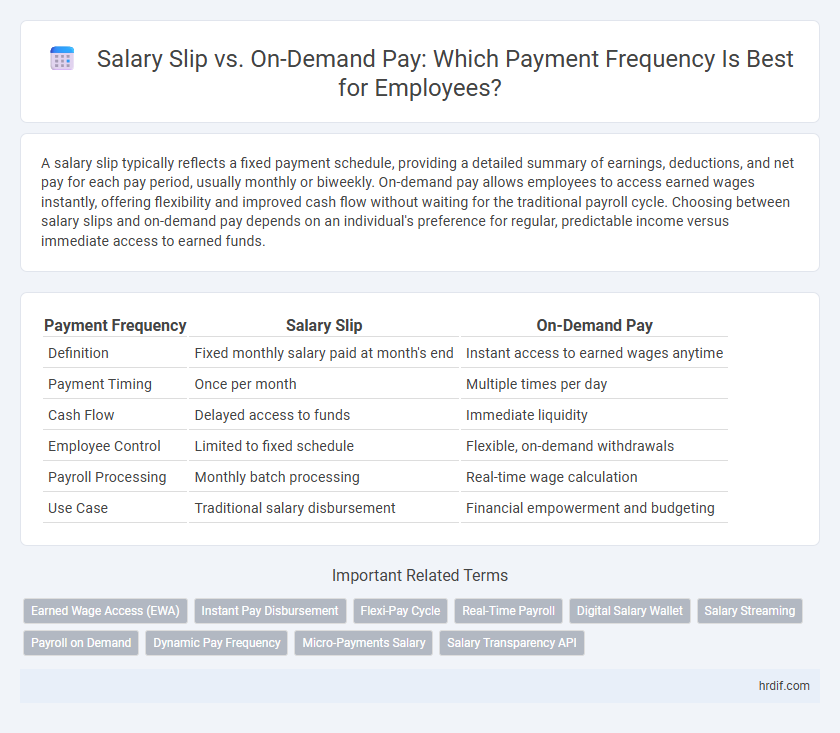 Salary Slip vs. On-Demand Pay: Which Payment Frequency Is Best for Employees?