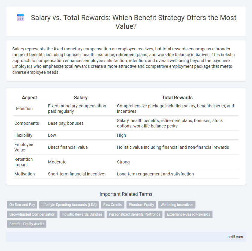 Salary vs. Total Rewards: Which Benefit Strategy Offers the Most Value?