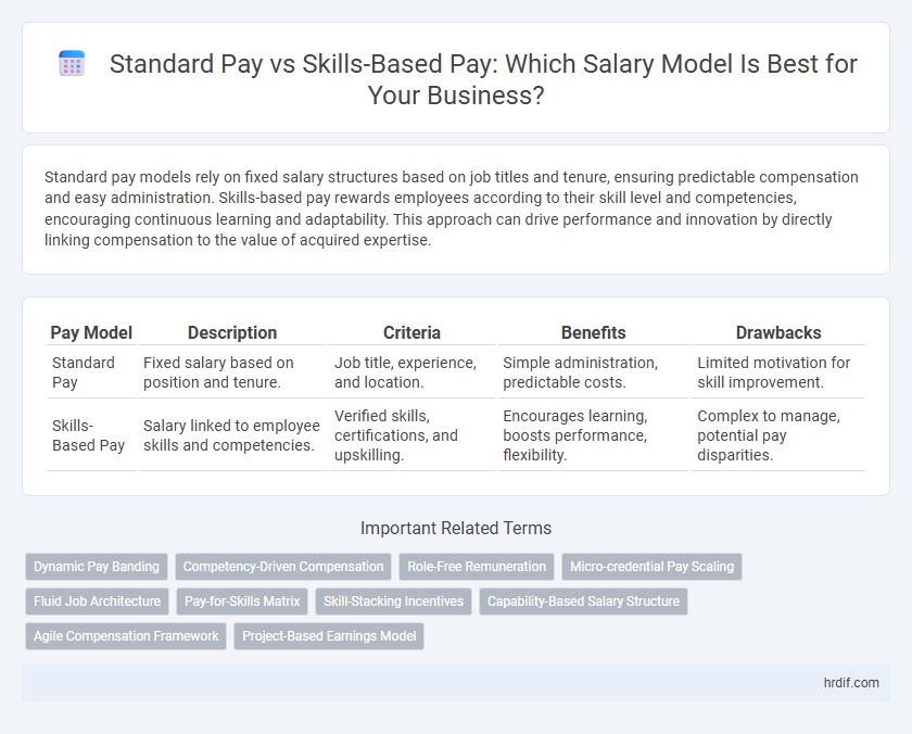 Standard Pay vs Skills-Based Pay: Which Salary Model Is Best for Your Business?