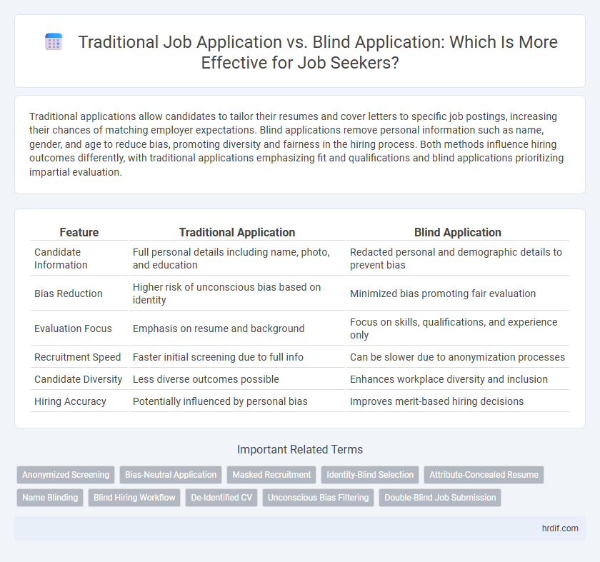 Traditional Job Application vs. Blind Application: Which Is More Effective for Job Seekers?