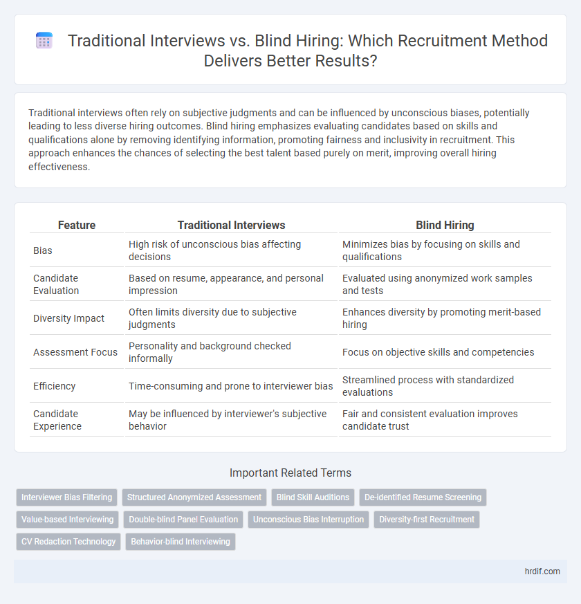 Traditional Interviews vs. Blind Hiring: Which Recruitment Method Delivers Better Results?