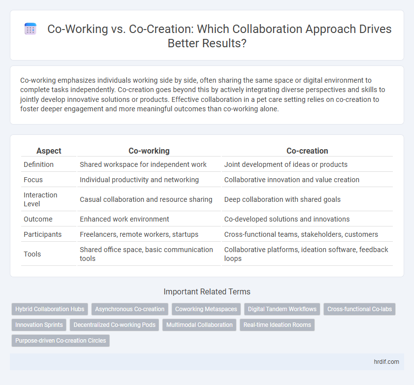Co-Working vs. Co-Creation: Which Collaboration Approach Drives Better Results?