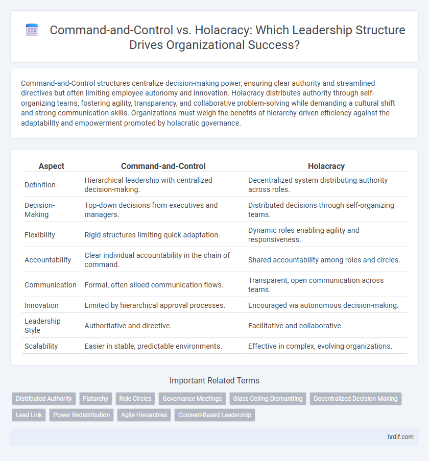 Command-and-Control vs. Holacracy: Which Leadership Structure Drives Organizational Success?