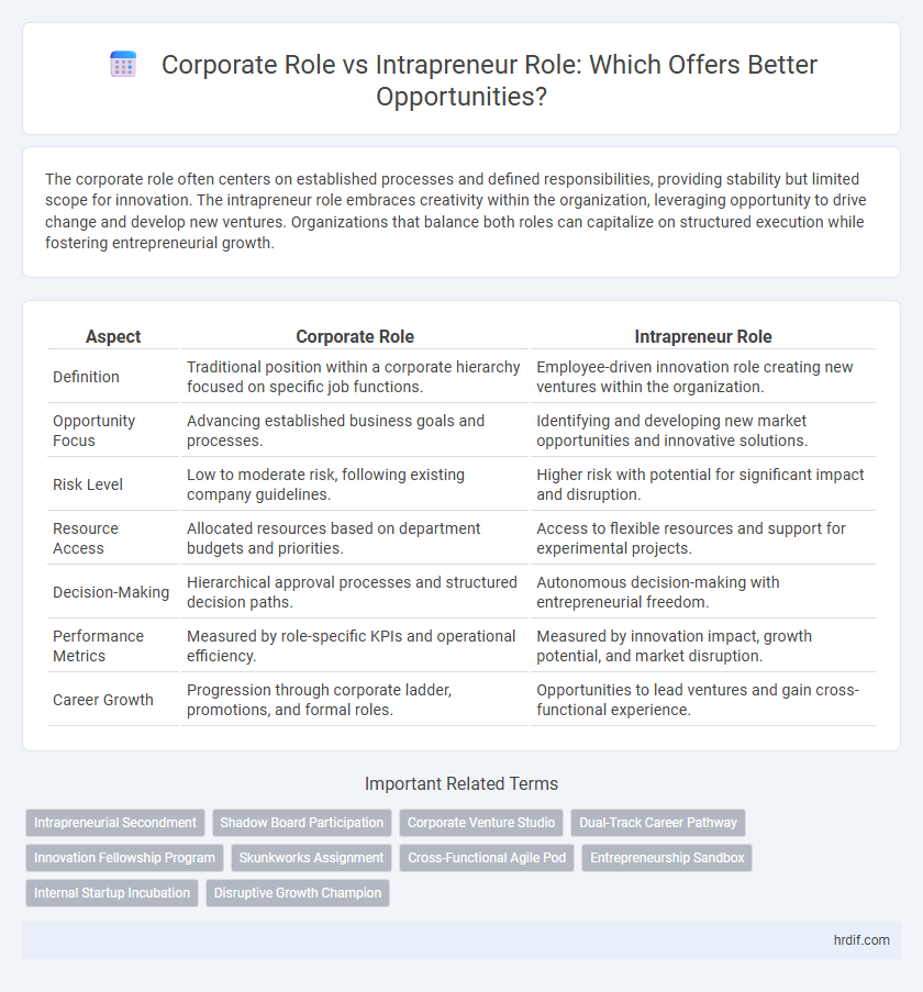 Corporate Role vs Intrapreneur Role: Which Offers Better Opportunities?