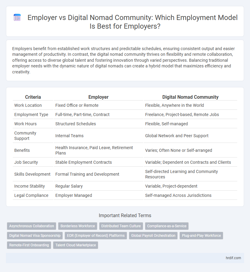 Employer vs Digital Nomad Community: Which Employment Model Is Best for Employers?