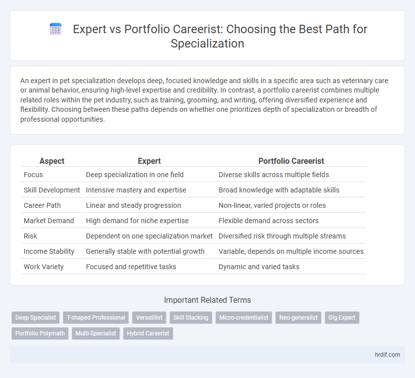 Expert vs Portfolio Careerist: Choosing the Best Path for Specialization