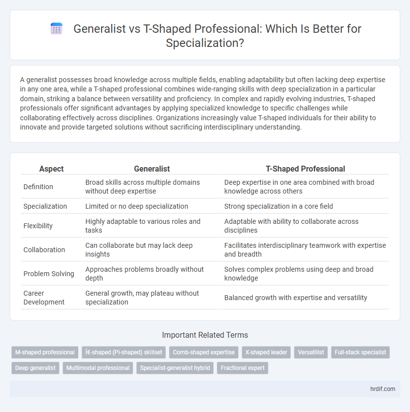 Generalist vs T-Shaped Professional: Which Is Better for Specialization?