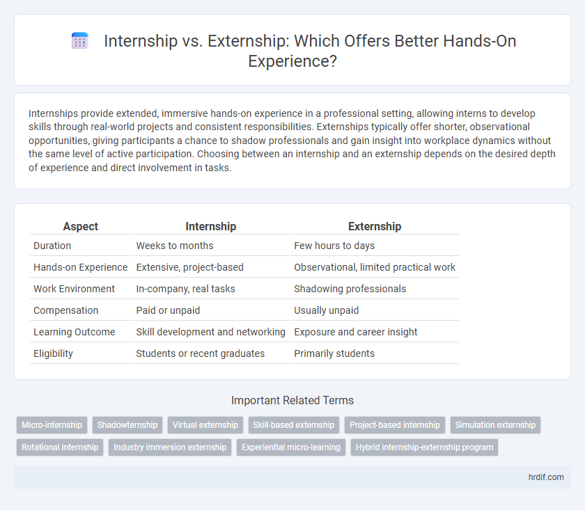 Internship vs. Externship: Which Offers Better Hands-On Experience?