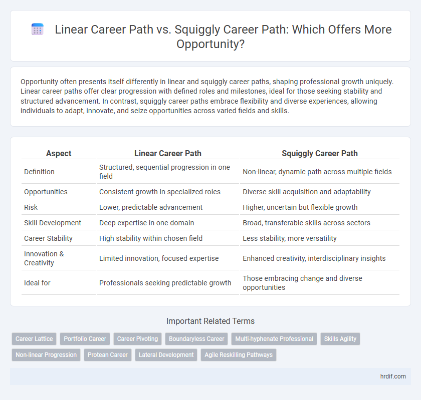 Linear Career Path vs. Squiggly Career Path: Which Offers More Opportunity?