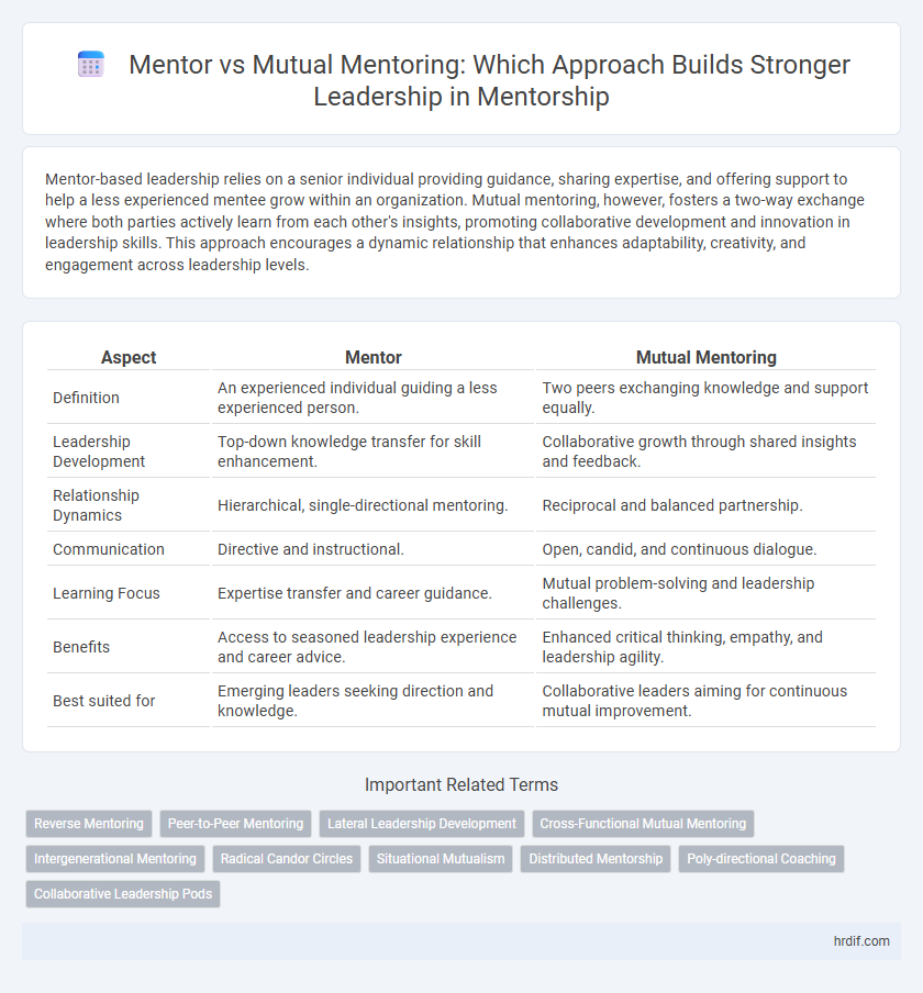 Mentor vs Mutual Mentoring: Which Approach Builds Stronger Leadership in Mentorship