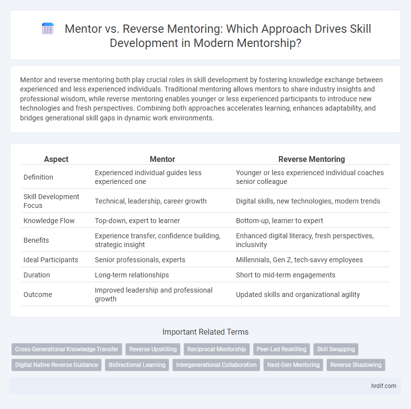 Mentor vs. Reverse Mentoring: Which Approach Drives Skill Development in Modern Mentorship?