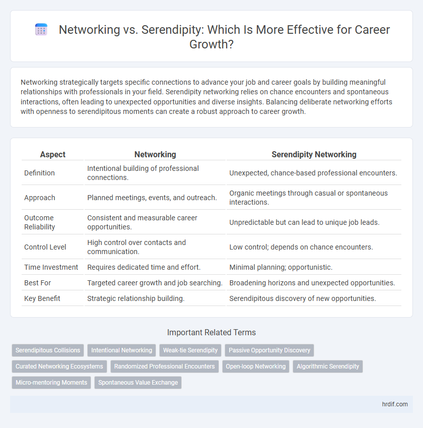 Networking vs. Serendipity: Which Is More Effective for Career Growth?