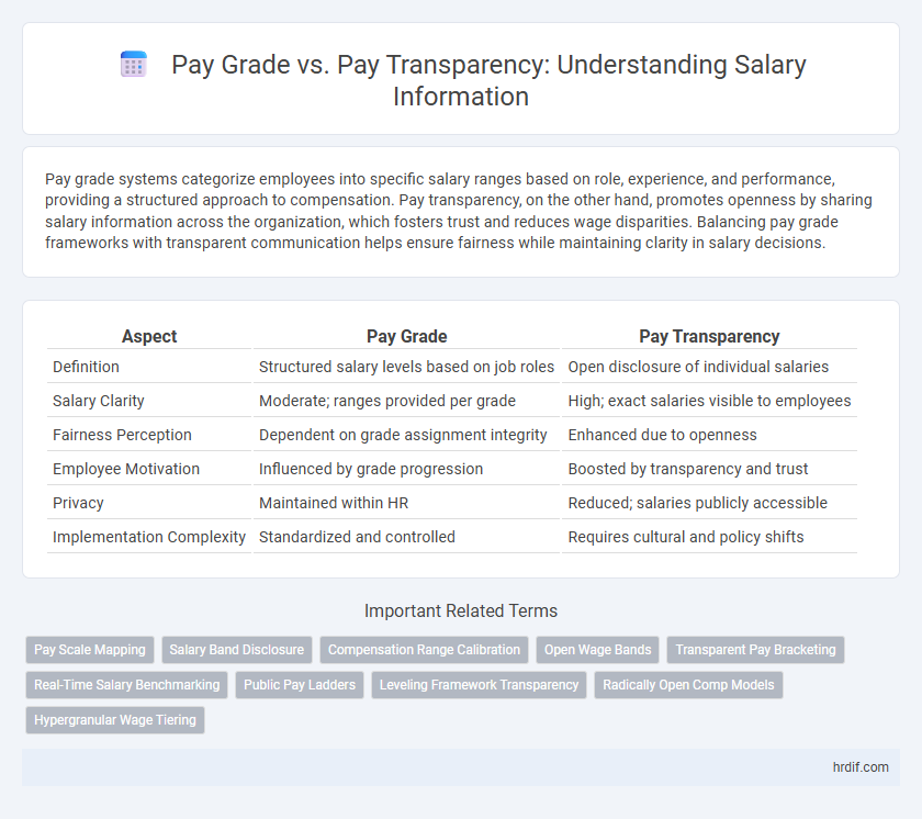 Pay Grade vs. Pay Transparency: Understanding Salary Information