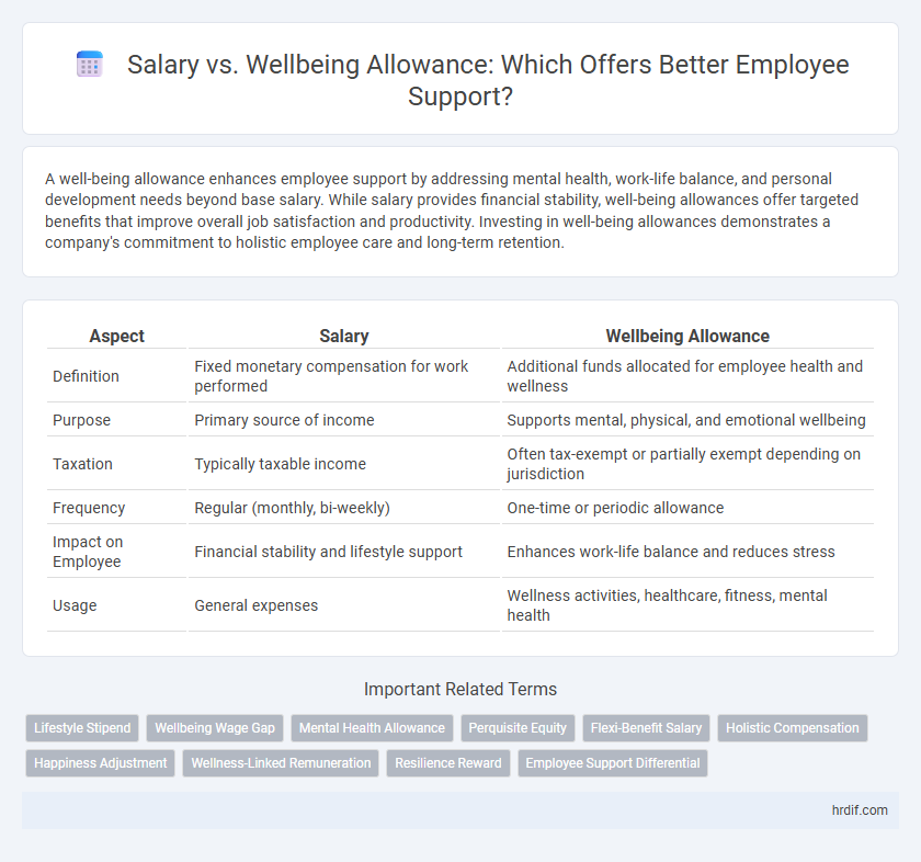 Salary vs. Wellbeing Allowance: Which Offers Better Employee Support?