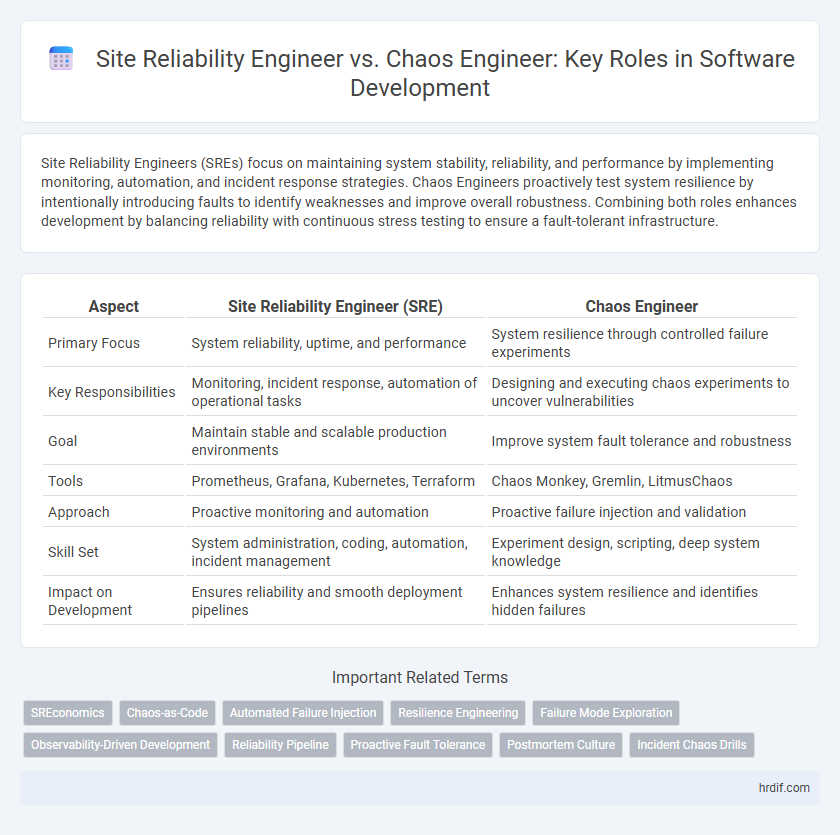 Site Reliability Engineer vs. Chaos Engineer: Key Roles in Software Development
