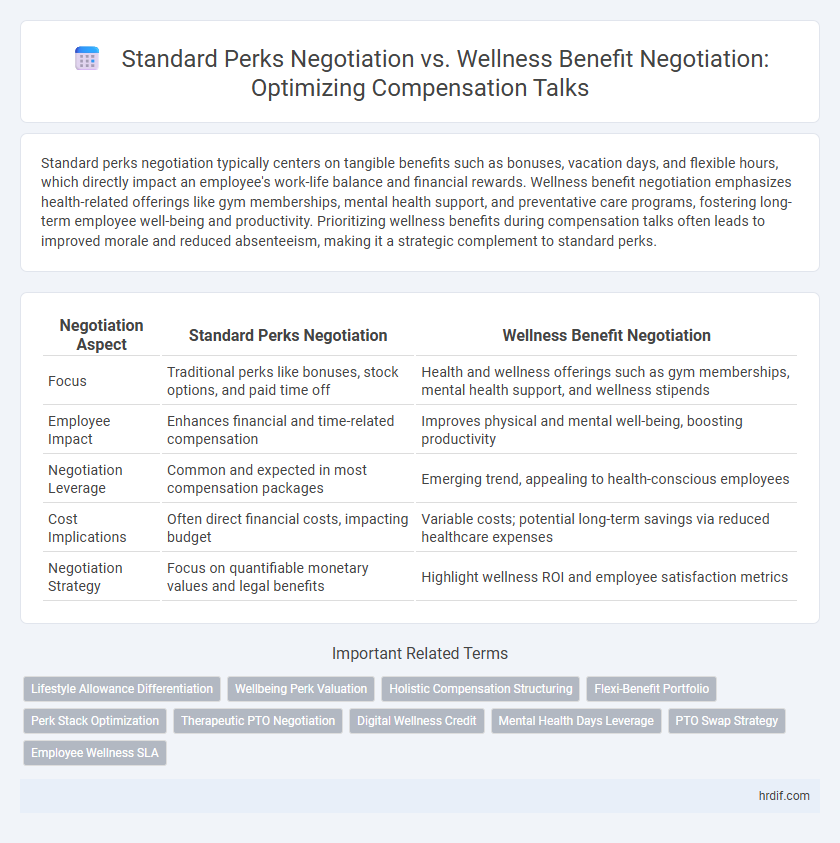 Standard Perks Negotiation vs. Wellness Benefit Negotiation: Optimizing Compensation Talks