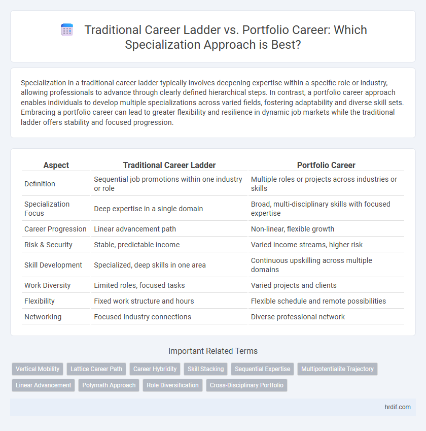 Traditional Career Ladder vs. Portfolio Career: Which Specialization Approach is Best?