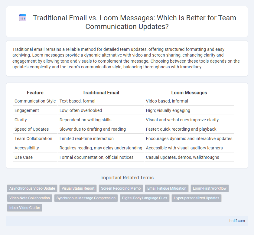 Traditional Email vs. Loom Messages: Which Is Better for Team Communication Updates?