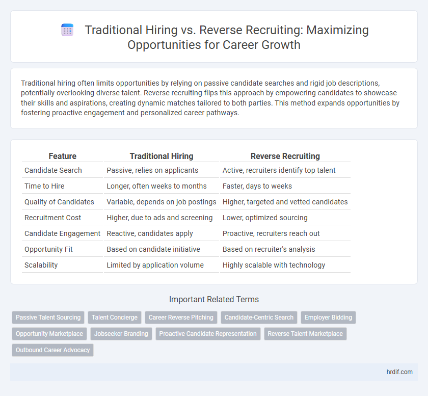 Traditional Hiring vs. Reverse Recruiting: Maximizing Opportunities for Career Growth